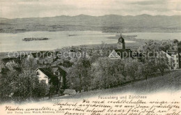 13832769 Feusisberg SZ Panorama Zuerichsee Gasthaus Zur Fernen Aussicht  - Other & Unclassified