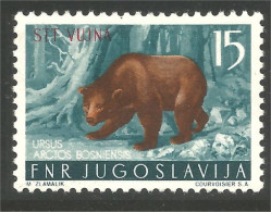 AS-192 Yougoslavie Bar Ours Bear Orso Suportar Soportar Oso MH * Neuf - Ours