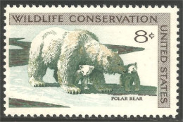 AS-191b USA Bar Ours Polaire Polar Bear Orso Suportar Soportar Oso MNH ** Neuf SC - Osos