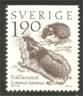 AS-148 Sweden Lemming Rongeur Rodent MNH ** Neuf SC - Sonstige & Ohne Zuordnung