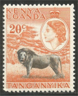 AS-93 Kenya Uganda Lion Lowe Leone Félin Feline MNH ** Neuf SC - Roofkatten