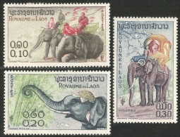 AS-84 Laos Elephant Elefante Norsu Elefant Olifant MH * Neuf CH - Elephants