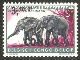 AS-60c Congo Surcharge 3f50 Elephant Elefante Norsu Elefant Olifant MNH ** Neuf SC - Andere & Zonder Classificatie