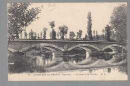 CP - 16 - Aubeterre-sur-Dronne - Le Pont Et La Dronne - Sonstige & Ohne Zuordnung