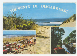 {92016} 40 Landes Biscarrosse , Multivues ; La Grande Plage , Le Canal De Navarrosse - Biscarrosse