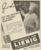 Estratto Di Carne LIEBIG - Pubblicità 1934 - Advertising - Advertising