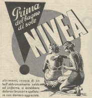 Crema NIVEA - Pubblicità 1936 - Advertising - Advertising