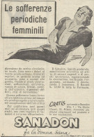 SANADON - Pubblicità 1939 - Advertising - Advertising