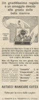 Astucci Manicure CUTEX - Pubblicità 1929 - Advertising - Advertising