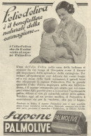 Sapone Palmolive - Pubblicità 1933 - Advertising - Advertising