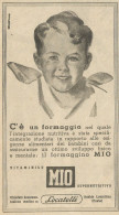 Formaggino MIO - Locatelli - Pubblicità 1949 - Advertising - Advertising