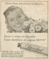Dentifricio Pepsodent - Pubblicità 1949 - Advertising - Advertising