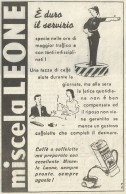 Caffè Miscela LEONE - Pubblicità 1949 - Advertising - Advertising