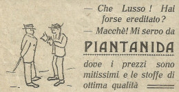 Stoffe Piantanida - Pubblicità 1904 - Advertising - Pubblicitari