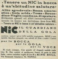 NIC Il Guardiano Della Gola - Pubblicità 1929 - Advertising - Pubblicitari