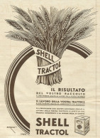 Lubrificante SHELL TRACTOL - Pubblicità 1935 - Advertising - Pubblicitari