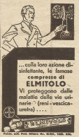 Compresse ELMITOLO - Pubblicità 1935 - Advertising - Pubblicitari