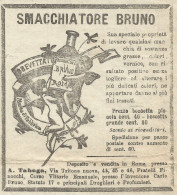 Smacchiatore Bruno - Pubblicità 1891 - Advertising - Pubblicitari