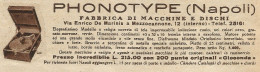 PHONOTYPE - Pubblicità 1932 - Advertising - Reclame