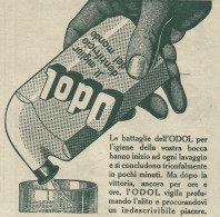 Dentifricio ODOL - Pubblicità 1929 - Advertising - Reclame