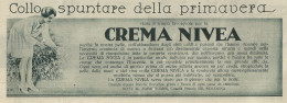 Crema NIVEA - Pubblicità 1929 - Advertising - Advertising