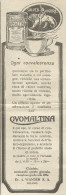 Ovomaltina Ogni Convalescenza - Pubblicità 1926 - Advertising - Advertising