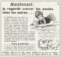 VOLACRINE - Pubblicità 1961 - Advertising - Publicités