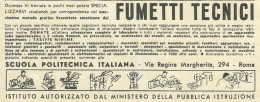 Scuola Politecnica Italiana_Fumetti Tecnici - Pubblicità 1955 - Advertis. - Publicités