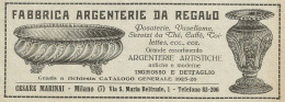 Fabbrica Argenterie Artistiche Cesare Marinai - Pubblicità 1925 - Advert. - Publicités