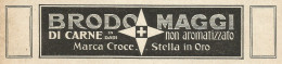 Brodo Di Carne In Dadi MAGGI - Pubblicità 1932 - Advertising - Advertising