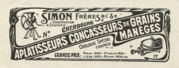 Simon Frères - Construction & Fonderie - Pubblicità 1934 - Advertising - Reclame