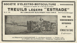 Treuils Lègers ESTRADE - Pubblicità 1934 - Advertising - Publicités