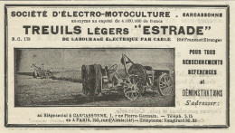 Treuils Lègers ESTRADE - Pubblicità 1934 - Advertising - Advertising