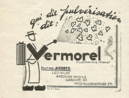 VERMOREL - Villefranche - Pubblicità 1934 - Advertising - Advertising