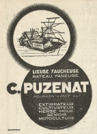Extirpateur C. Puzenet - Bourbon - Lancy - Pubblicità 1934 - Advertising - Advertising