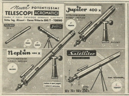 Telescopi Acromatici Ditta Ing. Alineri - Pubblicità 1966 - Advertising - Advertising