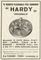 Il Giunto Flessibile Per Cardano HARDY - Pubblicità 1934 - Advertising - Reclame