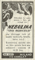 Nebulina "uso Agricolo" - SIC_EST Milano - Pubblicità 1934 - Advertising - Advertising