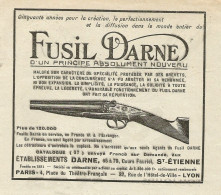 Fusil DARNE - Pubblicità 1934 - Advertising - Advertising