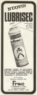 Lubrisec FRAC Per Fucili - Pubblicità 1969 - Advertising - Advertising