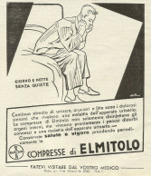 Bayer - Compresse Di ELMITOLO - Pubblicità 1934 - Advertising - Advertising