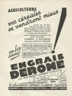 Engrais DEROME - Bavay - Pubblicità 1934 - Advertising - Advertising
