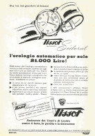 Orologio Tissot Sideral - Omega - Pubblicità 1952 - Advertising - Advertising