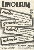 LINOLEUM - Pubblicità 1925 - Advertising - Advertising