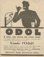 Dentifricio ODOL - Pubblicità 1924 - Advertising - Advertising