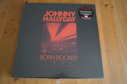 JOHNNY HALLYDAY BORN ROCKER TOUR COFFRET 5 VINYLES VALEUR+ 2014 - Rock