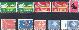 SUISSE Lot De Timbres** Neufs Sans Charnière Des Années 1950 - Unused Stamps