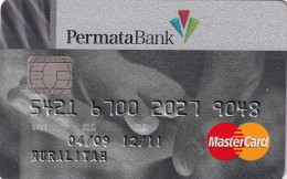 INDONESIA - Permata Bank MasterCard, 11/08, Used - Krediet Kaarten (vervaldatum Min. 10 Jaar)