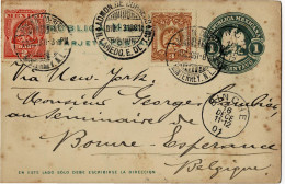 Tarjeta Postale Circulée En 1901 - Mexico