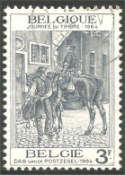 CH-16 Belgique Stamp Day 1964 Cheval Horse Pferd Caballo Cavallo Paard - Pferde